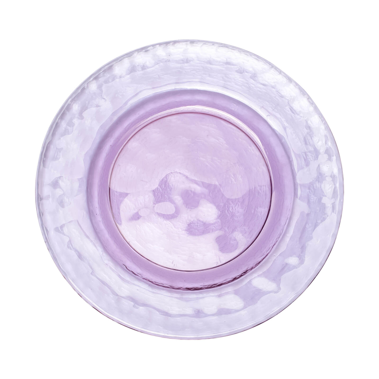 Obscura Prisma Violet Haze Glass Plates | Town & Country Event Rentals
